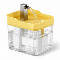 Cat Water Fountain - 1.5L Transparent with Auto Filter